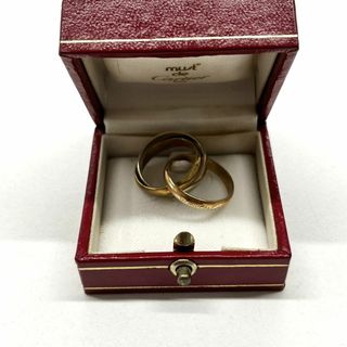 カルティエ(Cartier)の値下げ②カルティエ　K18　3連リング　箱付き(リング(指輪))