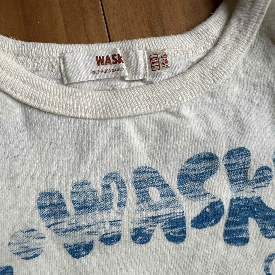 WASK(ワスク)のべべ bebe ワスク WASK Tシャツ 110cm キッズ/ベビー/マタニティのキッズ服男の子用(90cm~)(Tシャツ/カットソー)の商品写真