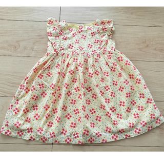 ベビーギャップ(babyGAP)のbaby gap 花柄ワンピース80cm(ワンピース)