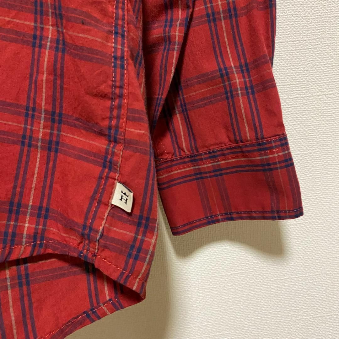 VINTAGE(ヴィンテージ)のアメリカ古着　HAGGAR 長袖　シャツ　チェック柄　00s ヴィンテージ　Q1 メンズのトップス(シャツ)の商品写真