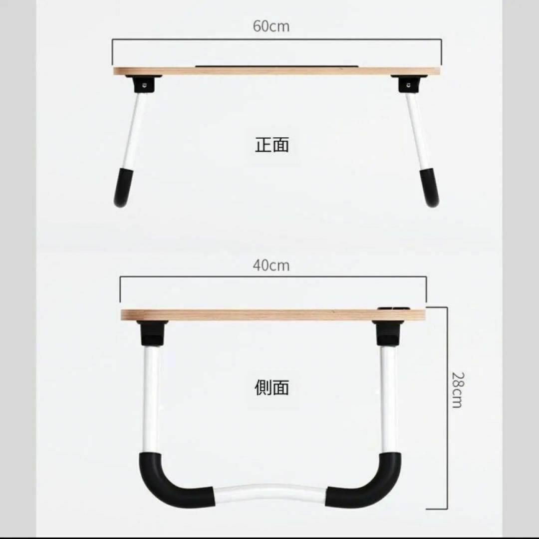 新品　折りたたみ　ローテーブル　ミニテーブル　パソコンやお子様にも インテリア/住まい/日用品の机/テーブル(学習机)の商品写真