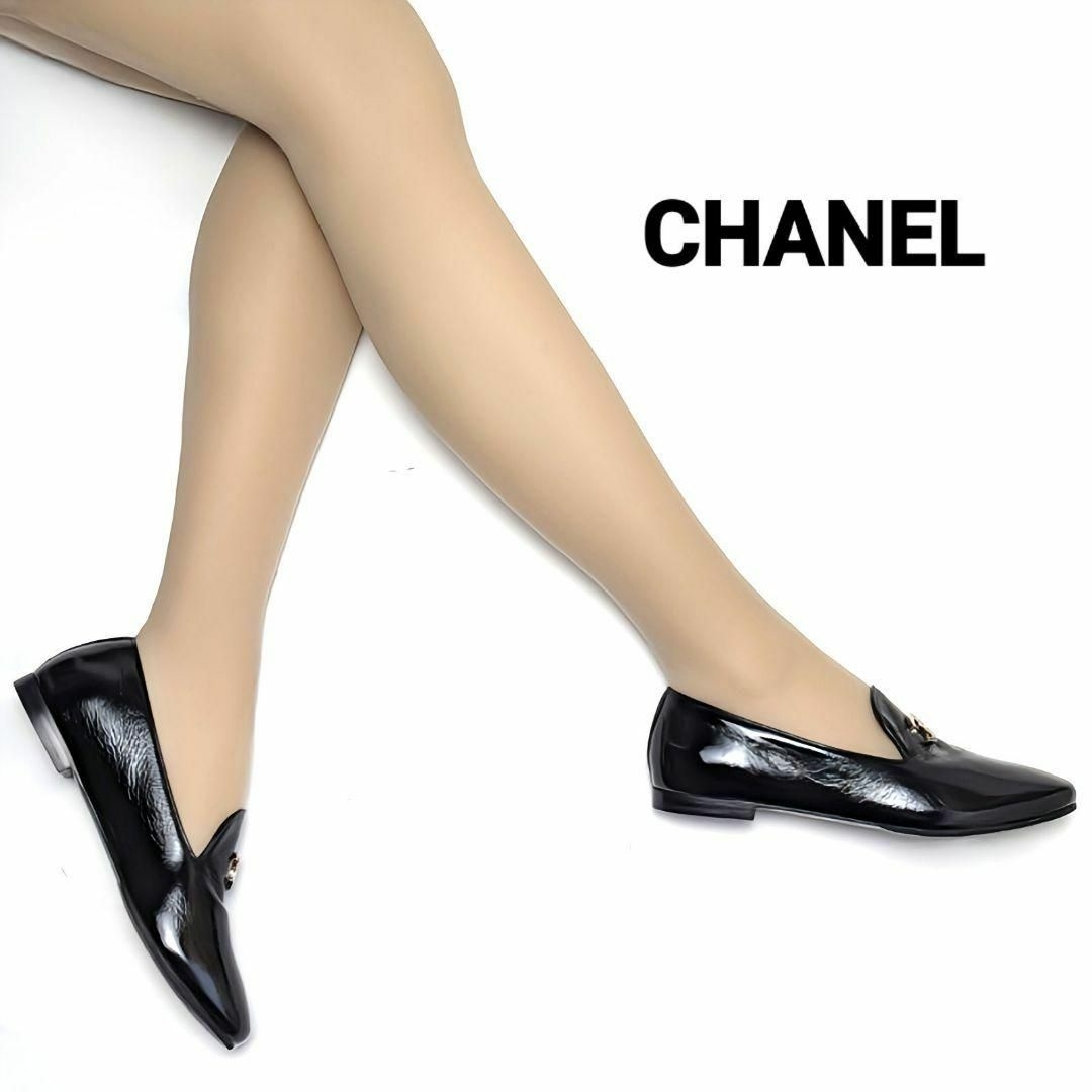 CHANEL - 未使用さん CHANELシャネル オペラシューズ フラット CHANEL - 未使用さん CHANELシャネル オペラシューズ フラット