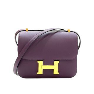 エルメス(Hermes)の　エルメス HERMES コンスタンス3 ミニ Z刻印 アネモネ ゴールド金具 ヴォースイフト レディース ショルダーバッグ(ショルダーバッグ)