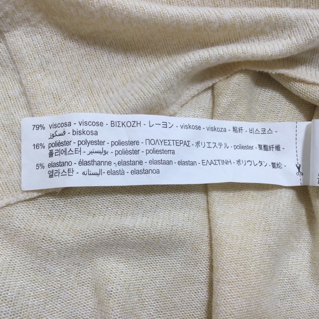 【美品】ZARA ザラ　Vネック薄手セーター　S レディースのトップス(ニット/セーター)の商品写真