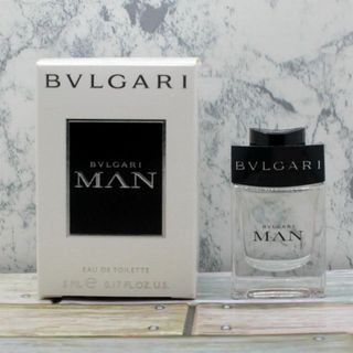 ブルガリ(BVLGARI)の未使用 ブルガリマン オードトワレ 5ml ミニ香水 BVLGARI MAN(香水(男性用))