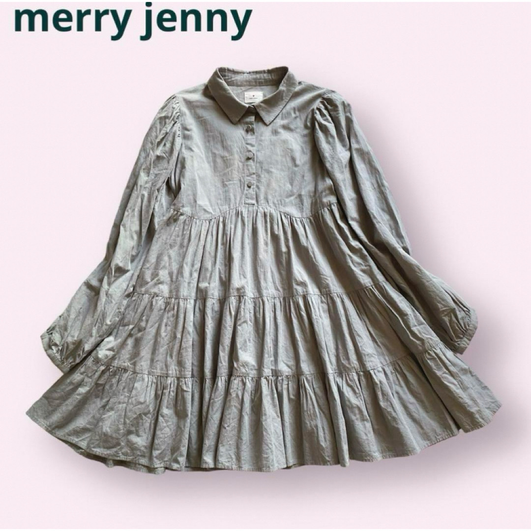 merry jenny(メリージェニー)のmerry jenny メリージェニー ティアード ミニワンピース レディースのワンピース(ミニワンピース)の商品写真