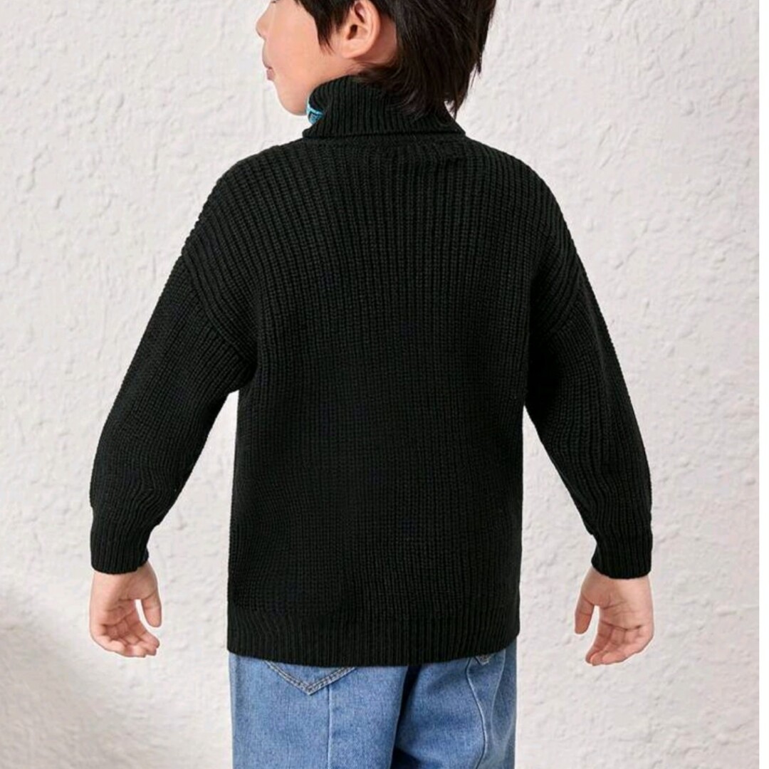 新品未使用　キッズ　ニットセーター　110　男の子 キッズ/ベビー/マタニティのキッズ服男の子用(90cm~)(ニット)の商品写真