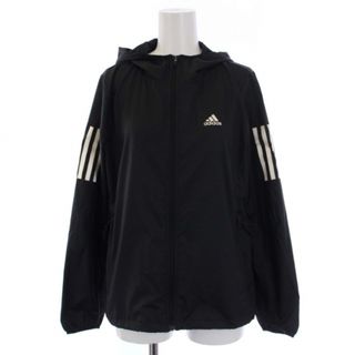 アディダス(adidas)のアディダス パーカー ジャケット ジップアップ ロゴ M 黒(パーカー)