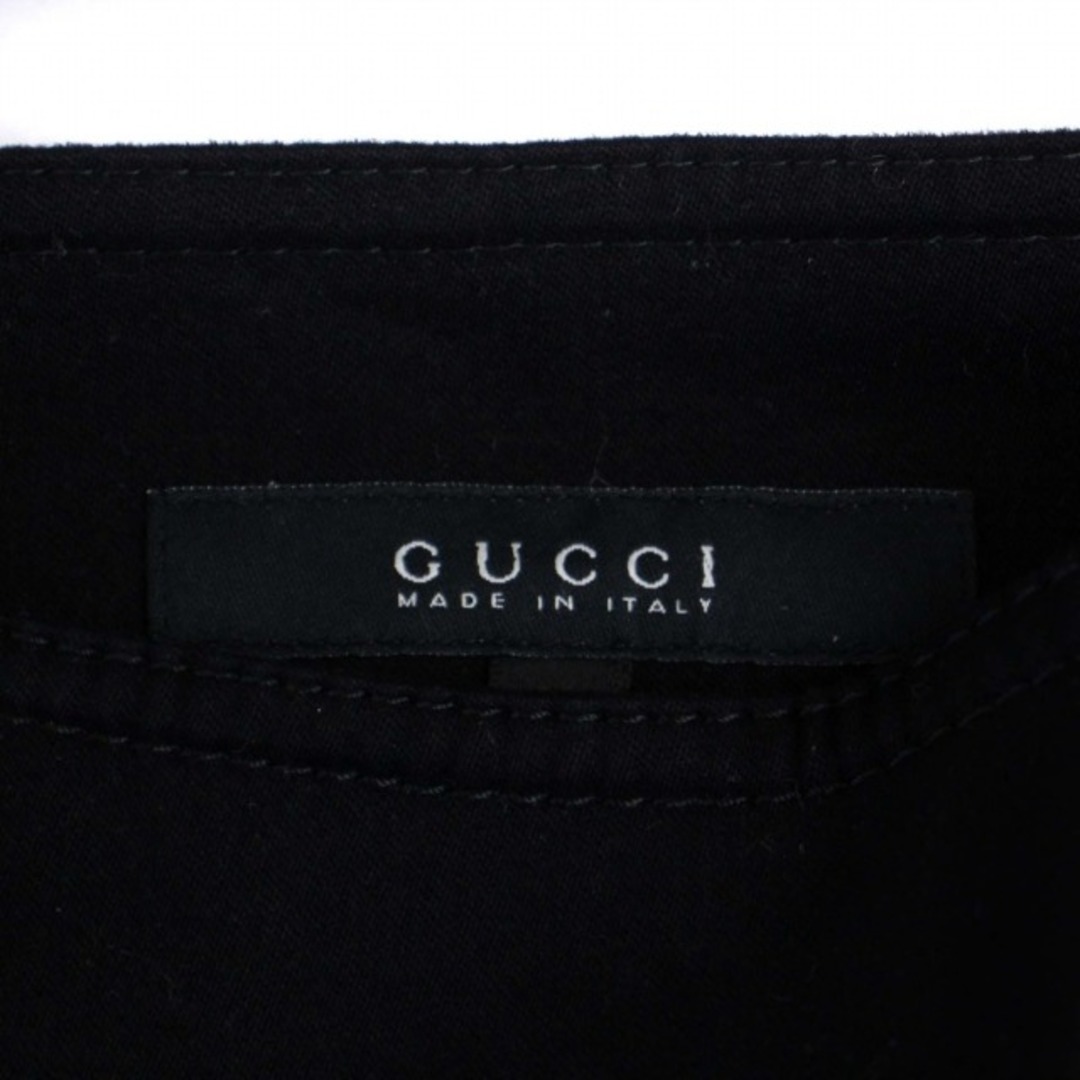 Gucci(グッチ)のグッチ GUCCI タイトスカート ひざ丈 イタリア製 38 S 黒 レディースのスカート(ひざ丈スカート)の商品写真