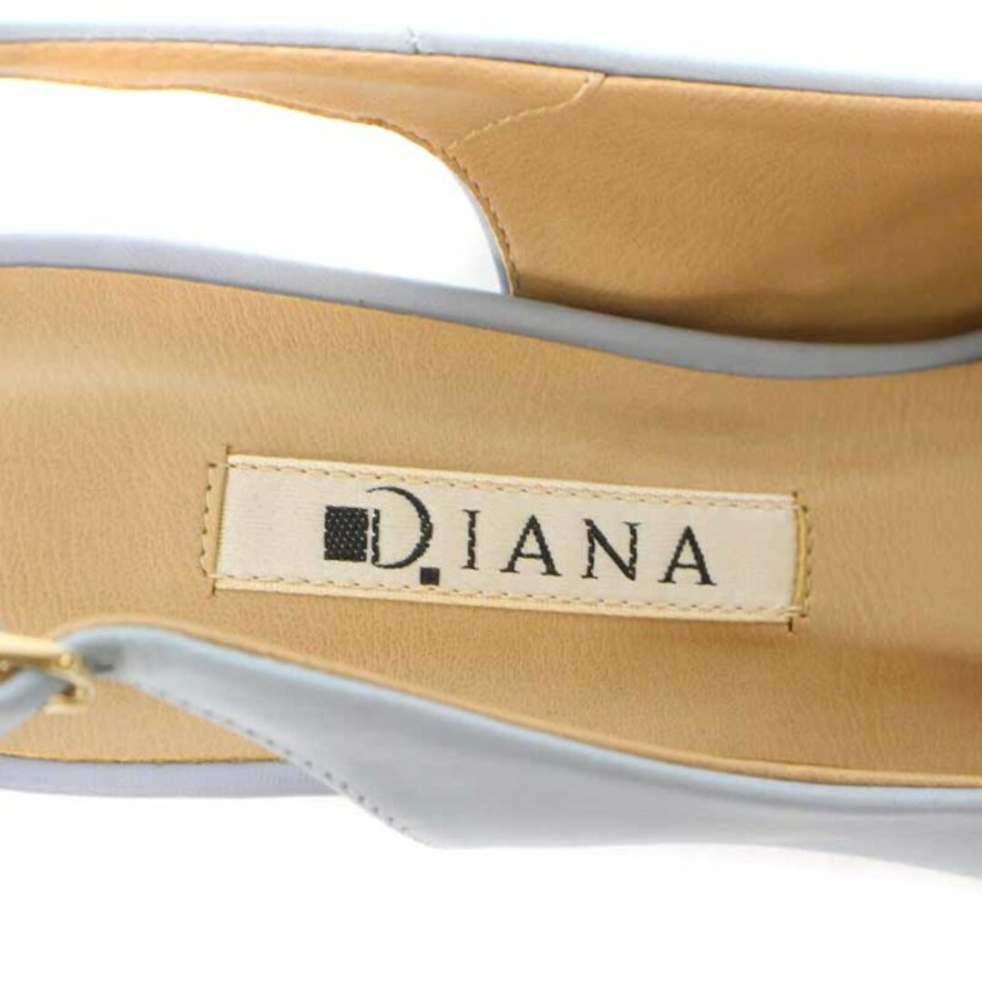 DIANA(ダイアナ)のダイアナ ストラップパンプス レザー ポインテッドトゥ ハイヒール 水色 レディースの靴/シューズ(ハイヒール/パンプス)の商品写真