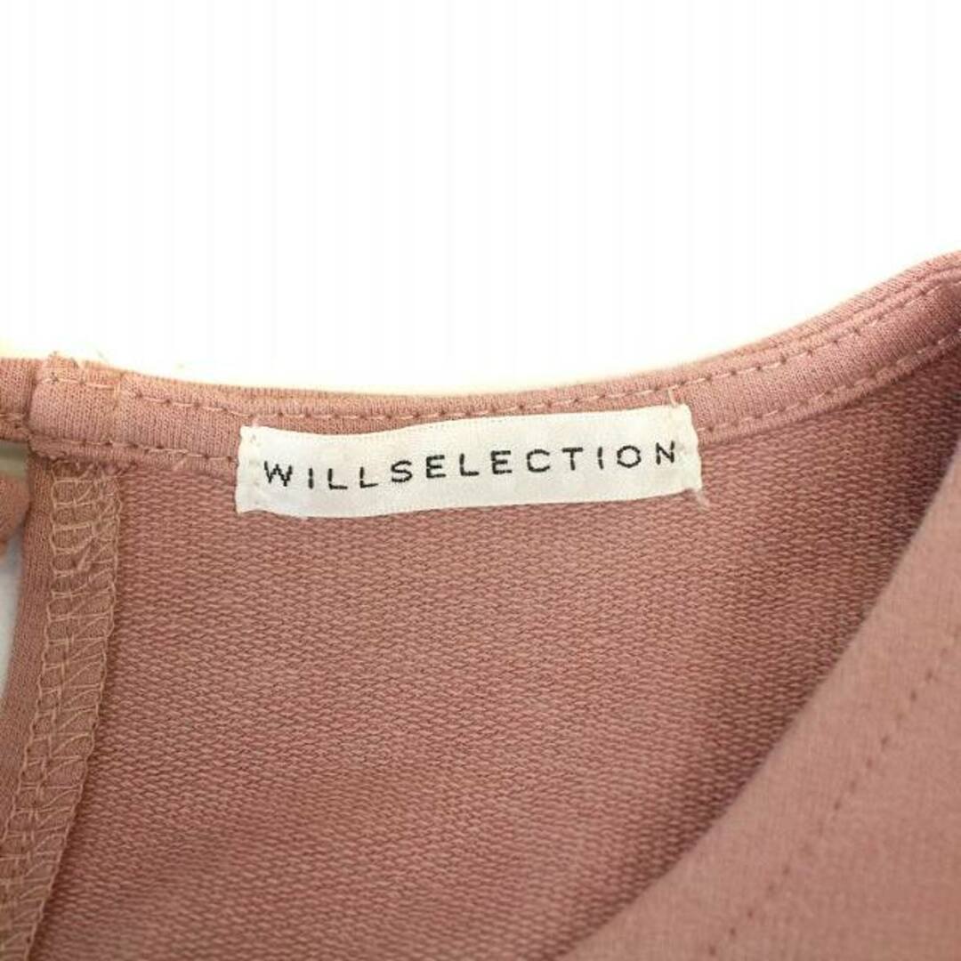 WILLSELECTION(ウィルセレクション)のウィルセレクション シャツレイヤードチュニックワンピ ワンピース ひざ丈 長袖 レディースのワンピース(ひざ丈ワンピース)の商品写真