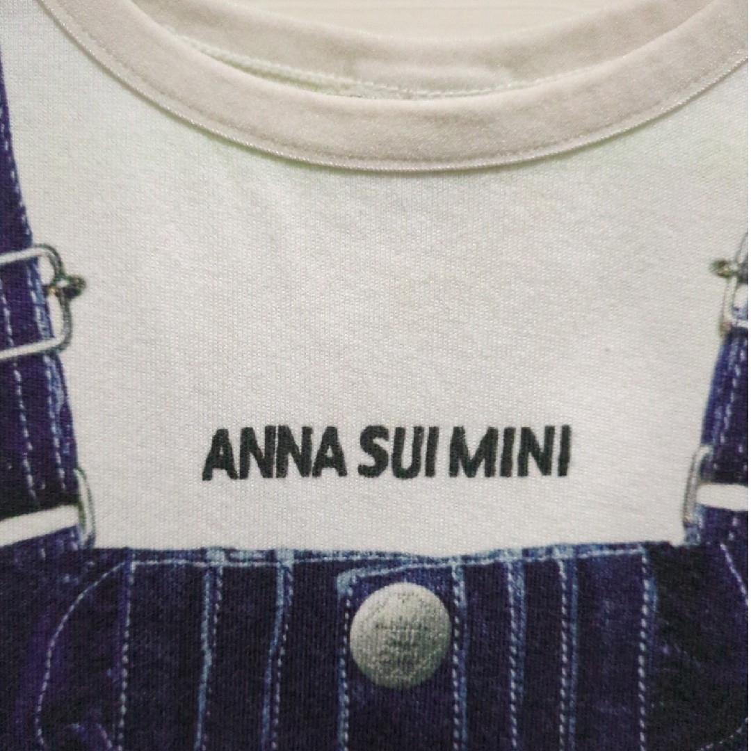 ANNA SUI mini(アナスイミニ)のアナスイミニ だまし絵 ワンピース キッズ/ベビー/マタニティのキッズ服女の子用(90cm~)(ワンピース)の商品写真