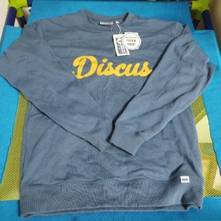 ディスカス(DISCUS)の新品！　DISCUS　ディスカス  トレーナー　プルオーバー　くすみブルー(トレーナー/スウェット)