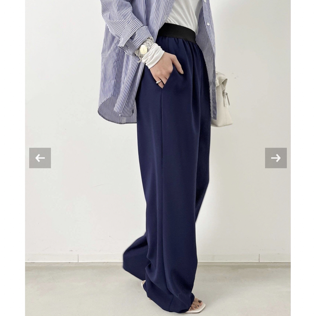 L'Appartement DEUXIEME CLASSE(アパルトモンドゥーズィエムクラス)のL'Appertement EASY WIDE PANTS レディースのパンツ(カジュアルパンツ)の商品写真