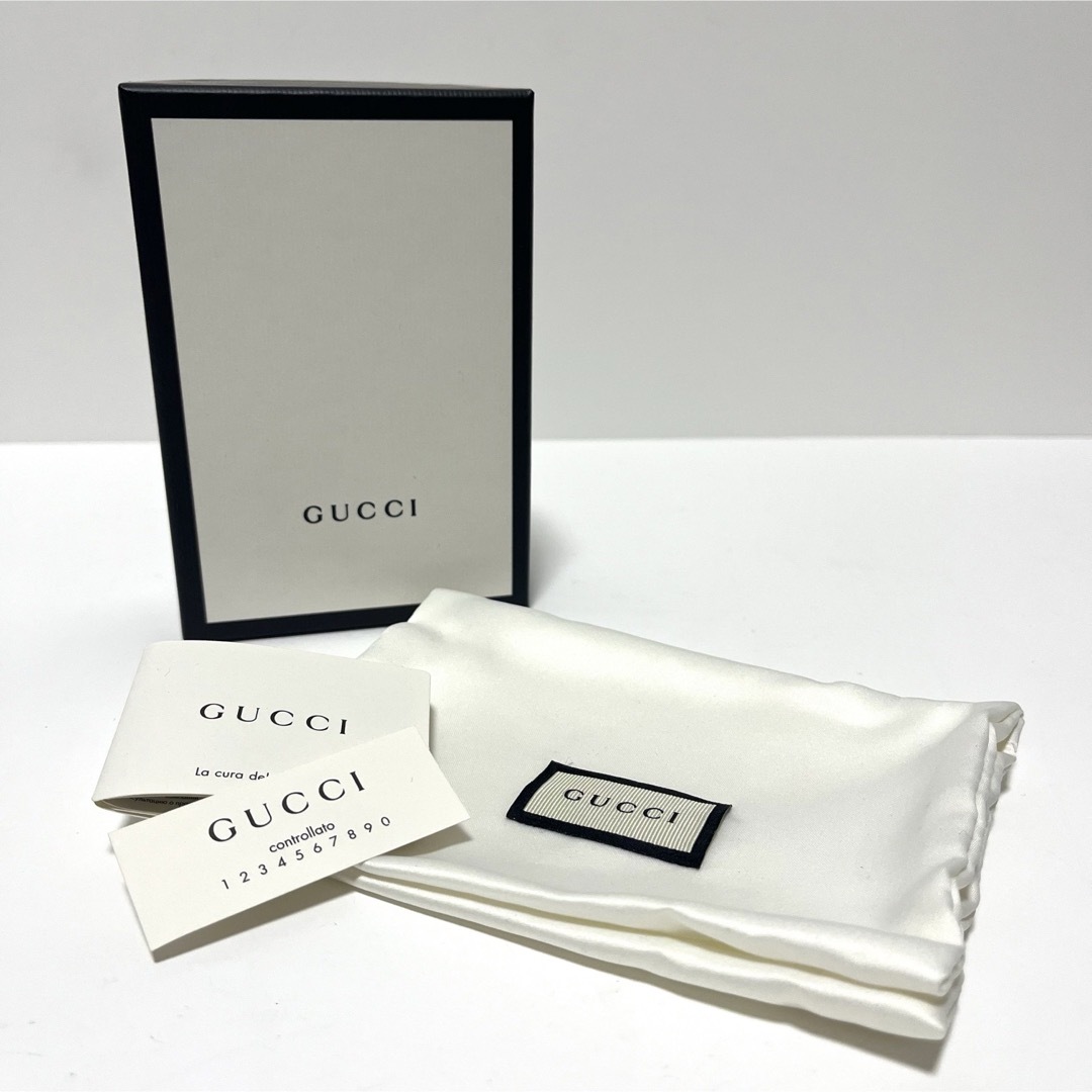 Gucci(グッチ)の721 箱付✨グッチ 二つ折り財布 ドリアン シマレザー GG柄 ブラック 黒 レディースのファッション小物(財布)の商品写真