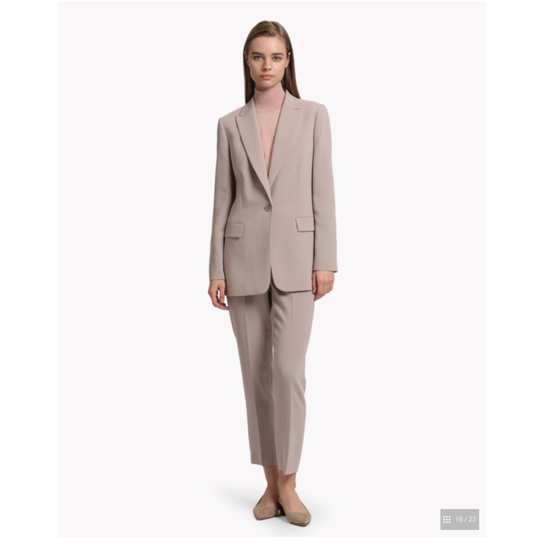 Theory luxe - theory luxe Row Crepe パンツスーツ くすみピンク 36の Theory luxe - theory luxe Row Crepe パンツスーツ くすみピンク 36の