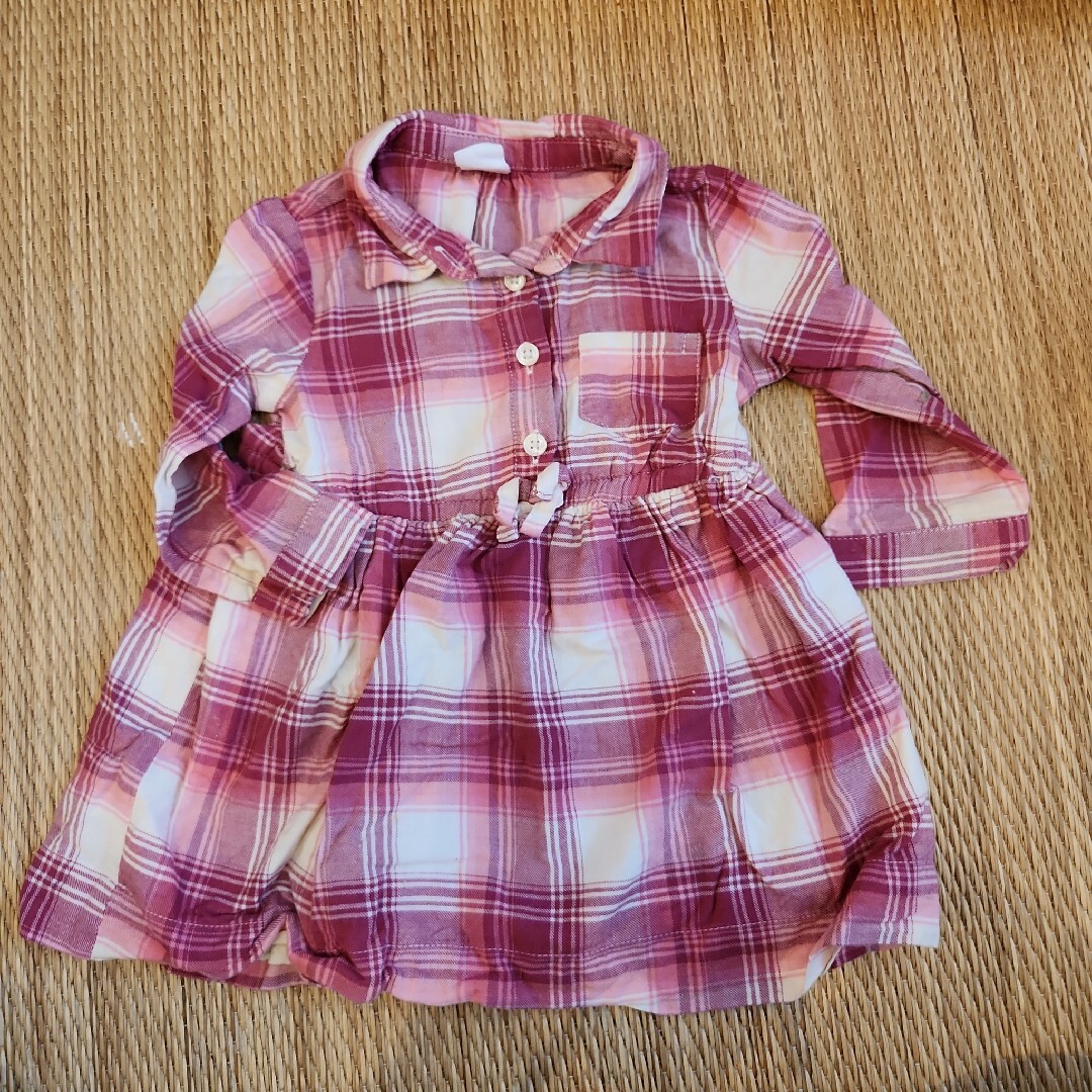 babyGAP(ベビーギャップ)のベビーギャップ　ワンピース　80サイズ キッズ/ベビー/マタニティのベビー服(~85cm)(ワンピース)の商品写真