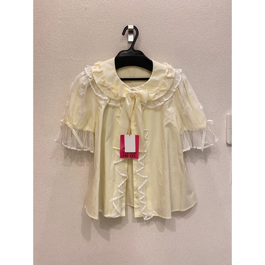 Angelic Pretty(アンジェリックプリティー)のAiry Flowerブラウス レディースのトップス(シャツ/ブラウス(半袖/袖なし))の商品写真