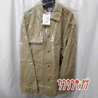 【未使用】TAUPE トープ High Twisted Canvas Shirt Jacket ハイツイストキャンバスカバーオール 2 ベージュ メンズ 定価41,800円(その他)