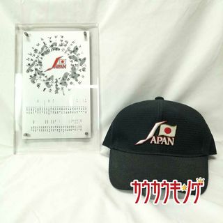 侍ジャパン アテネオリンピック代表 記念品の盾 & 帽子(ミズノプロ NPBマークワッペン付) セット 野球日本代表(記念品/関連グッズ)