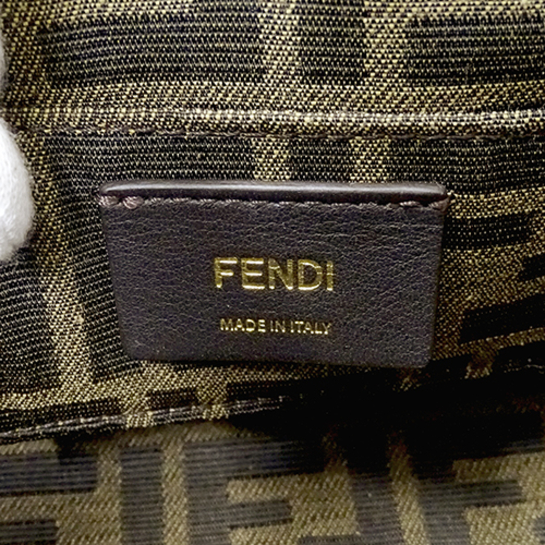 FENDI(フェンディ)のフェンディ FENDI バッグ レディース ブランド ハンドバッグ ショルダーバッグ 2way バイザウェイ ミニ レザー ライトピンク 8BS067 コンパクト ミニバッグ マイクロバッグ おしゃれ 斜め掛け 【中古】 レディースのバッグ(ハンドバッグ)の商品写真