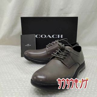 コーチ(COACH)のコーチ ドレスシューズ コンフォート レースアップ レザー 24.5cm グレー系 FG4382 メンズ COACH(その他)