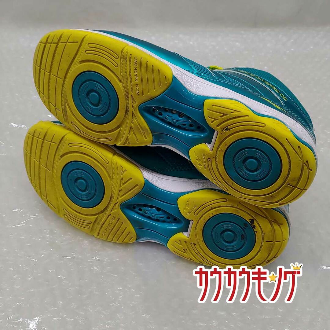 MIZUNO(ミズノ)のミズノ ウエーブダイバース DE フィットネスシューズ ダンスシューズ 24.5cm ターコイズ  K1GF177434 レディース MIZUNO スポーツ/アウトドアのトレーニング/エクササイズ(その他)の商品写真