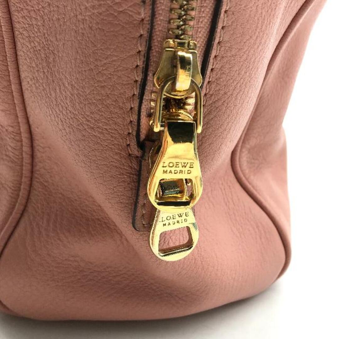 LOEWE - 良品 LOEWE ロエベ ロゴ 型押し レザー ハンド ミニ LOEWE - 良品 LOEWE ロエベ ロゴ 型押し レザー ハンド ミニ
