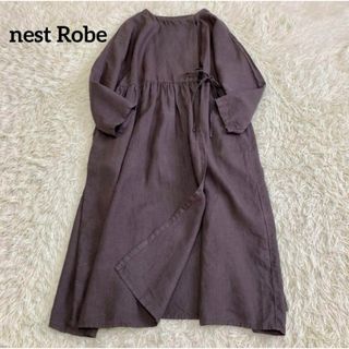 nest Robe - ネストローブ♡コットンラミーバルーンスリーブワンピース 