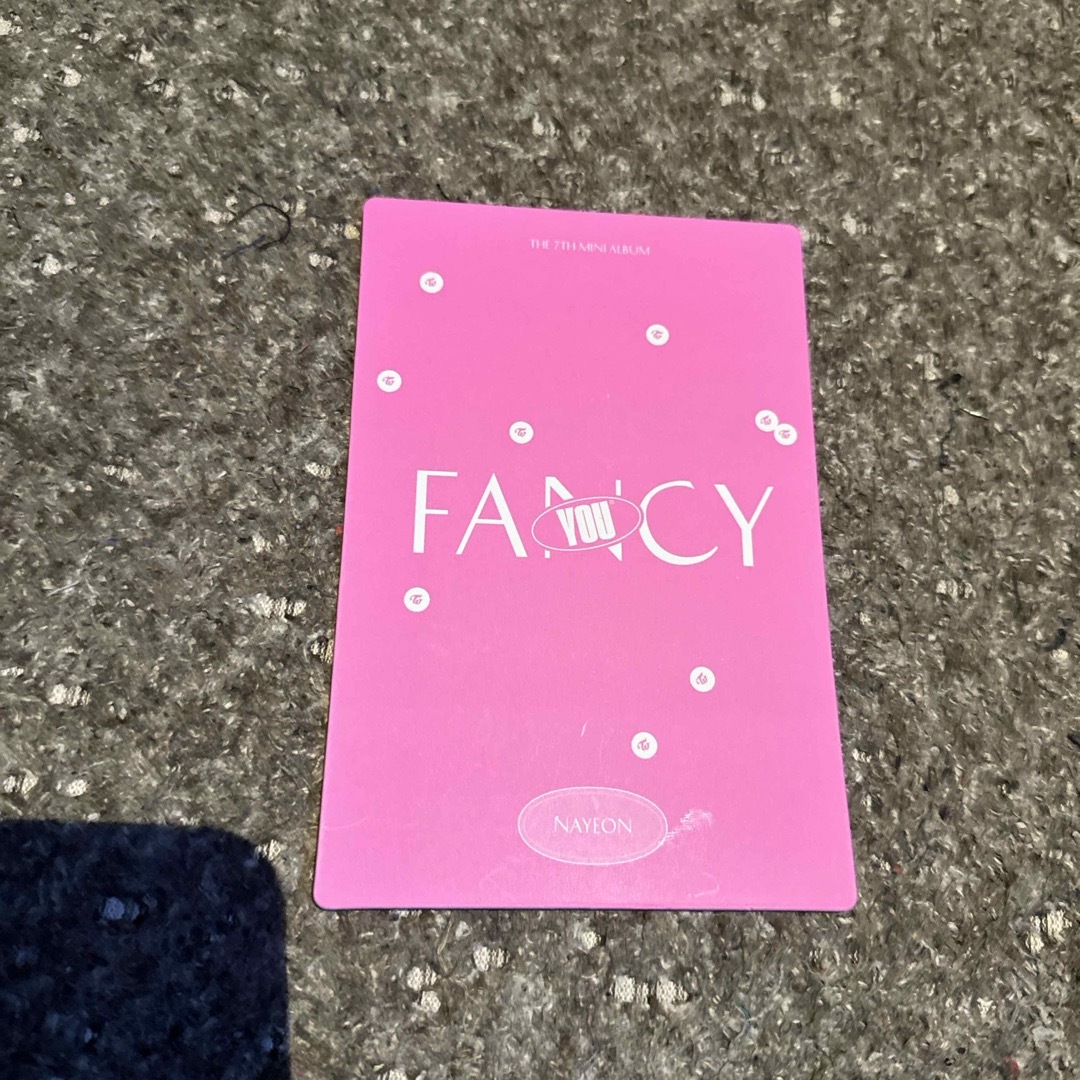 TWICE(トゥワイス)のTWICE ナヨン　FANCY  付属ランダムカード エンタメ/ホビーのCD(K-POP/アジア)の商品写真