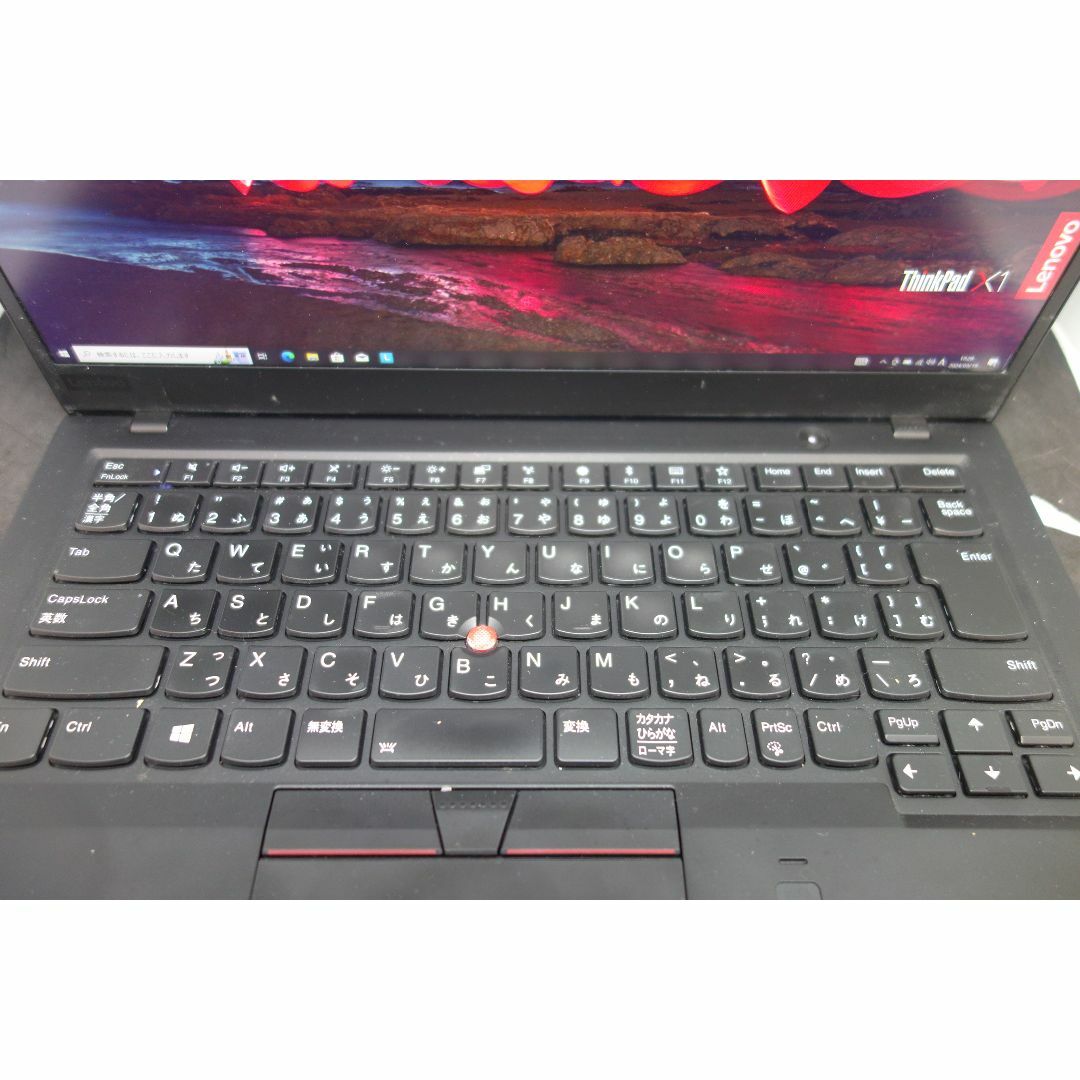 Lenovo(レノボ)の220）レノボThinkPad X1 Carbon/i5-8350U/8/256 スマホ/家電/カメラのPC/タブレット(ノートPC)の商品写真