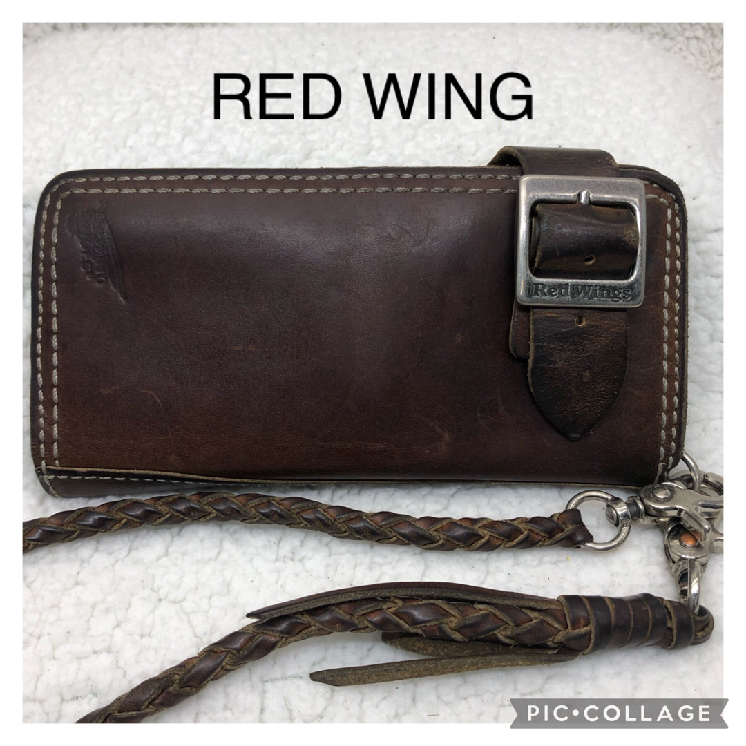 REDWING(レッドウィング)のRED WINGレッドウィング　レザー長財布　レザーチェーン付き メンズのファッション小物(長財布)の商品写真