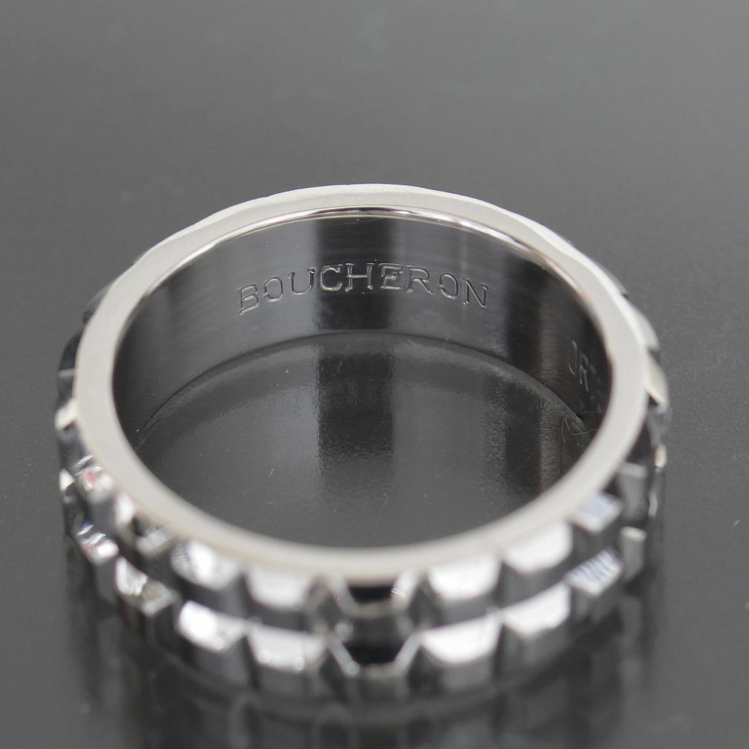 BOUCHERON(ブシュロン)のブシュロン キャトル クルド パリ リング 6.5号 K18WG 5.5mm 箱 レディースのアクセサリー(リング(指輪))の商品写真