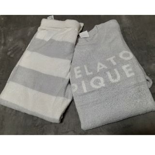 ジェラートピケ(gelato pique)のジェラートピケ　ブルー　グレー　スムーズィ　ルームウェア　パジャマ　ナイトウェア(ルームウェア)