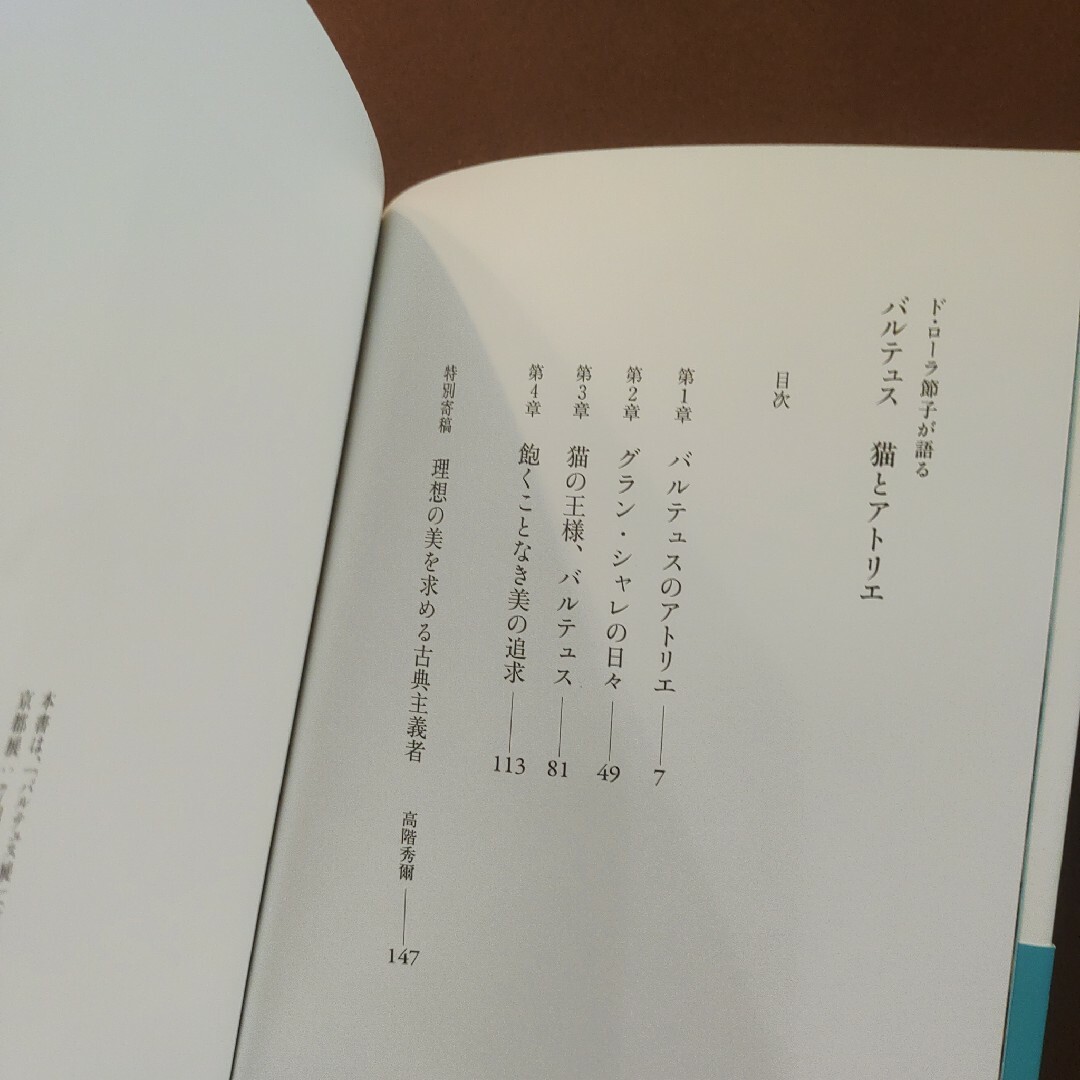 「ド・ローラ節子が語る バルテュス 猫とアトリエ」NHK出版　ソフトカバー　単行 エンタメ/ホビーの本(語学/参考書)の商品写真