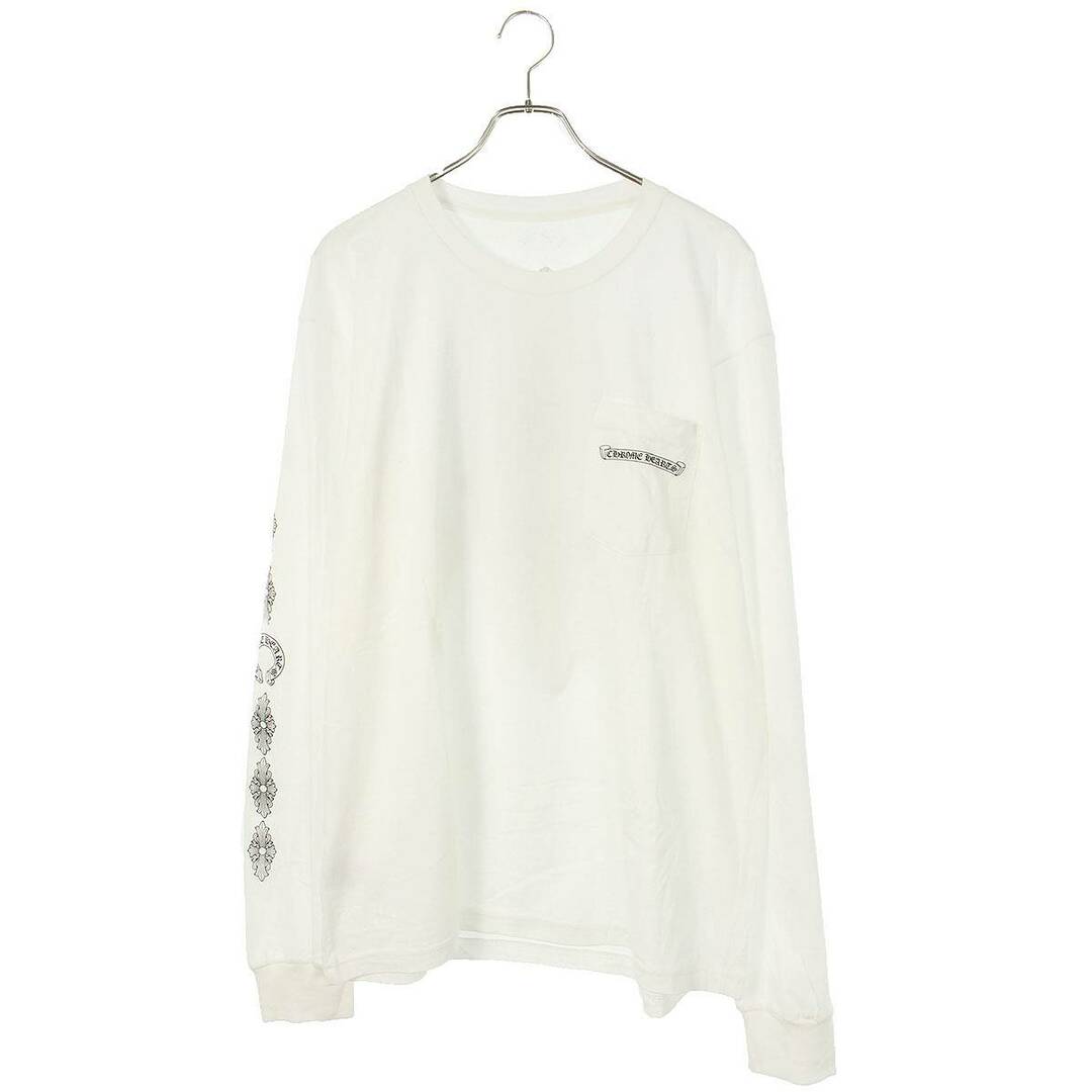 Chrome Hearts(クロムハーツ)のクロムハーツ  CH L/S /1 フローラルクロスバックプリント長袖カットソー メンズ XL メンズのトップス(Tシャツ/カットソー(七分/長袖))の商品写真