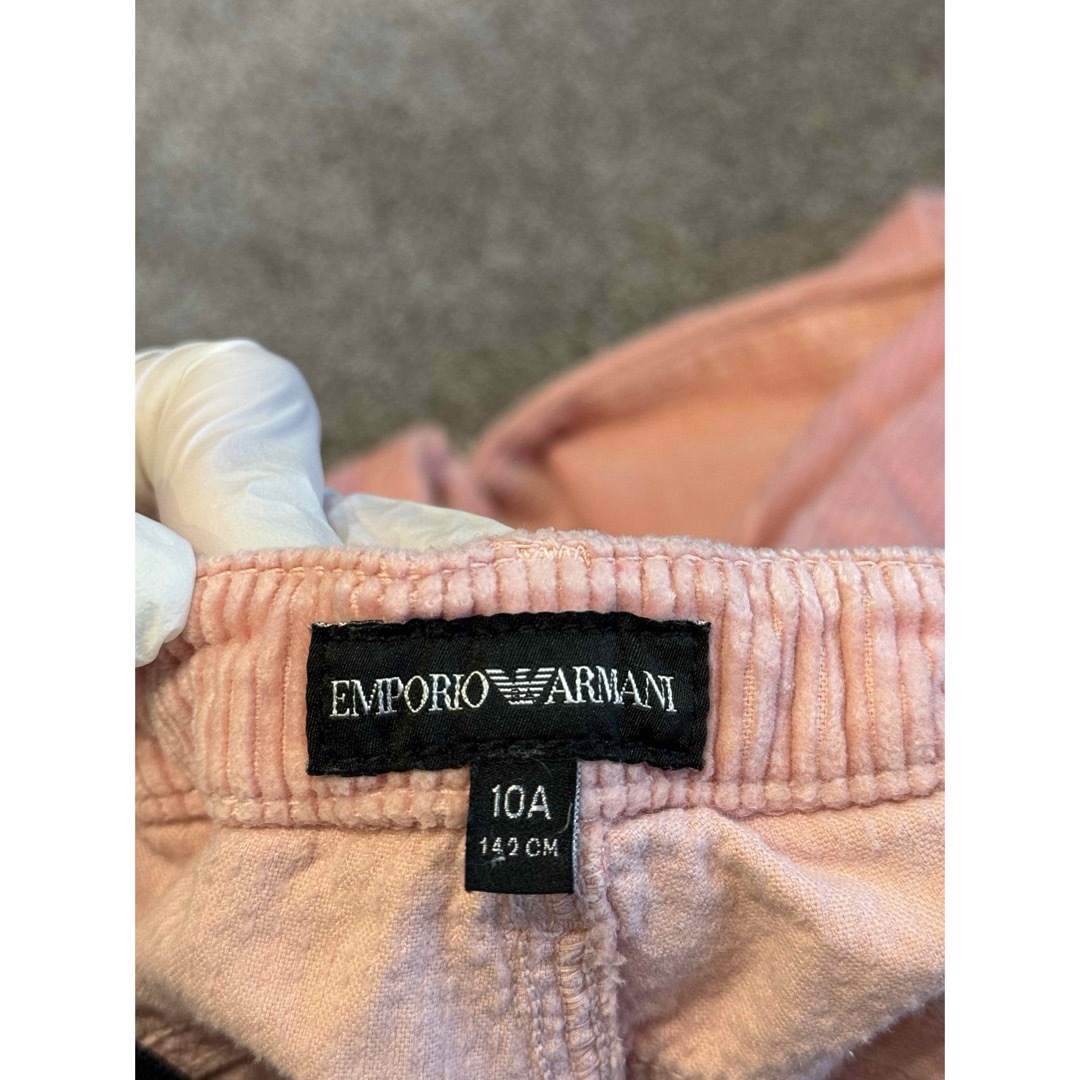 Emporio Armani(エンポリオアルマーニ)の美品 エンポリオ アルマーニ 10A コーデュロイ パンツ キッズ/ベビー/マタニティのキッズ服女の子用(90cm~)(パンツ/スパッツ)の商品写真