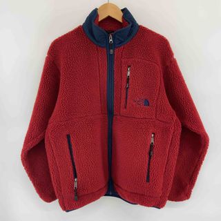 THE NORTH FACE - THE NORTH FACE ザノースフェイス メンズ ブルゾン　ボアジャケット　赤　ロゴ刺繍