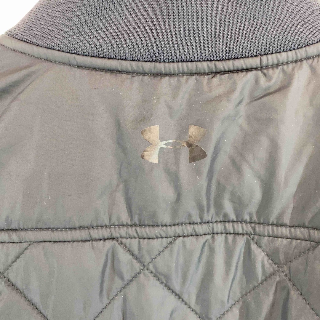 UNDER ARMOUR(アンダーアーマー)のUNDER ARMOUR アンダーアーマー メンズ キルティングブルゾン 黒 メンズのジャケット/アウター(ブルゾン)の商品写真