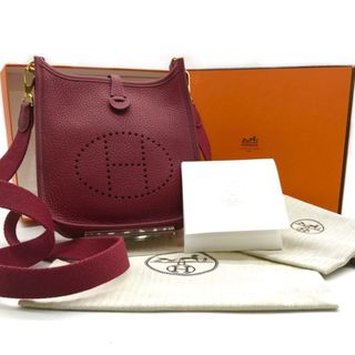 エルメス(Hermes)の超美品 HERMES エルメス エヴリン TPM トリヨン ルージュ グレナ G 金具 Y 刻印 ショルダー バッグ k676(ショルダーバッグ)