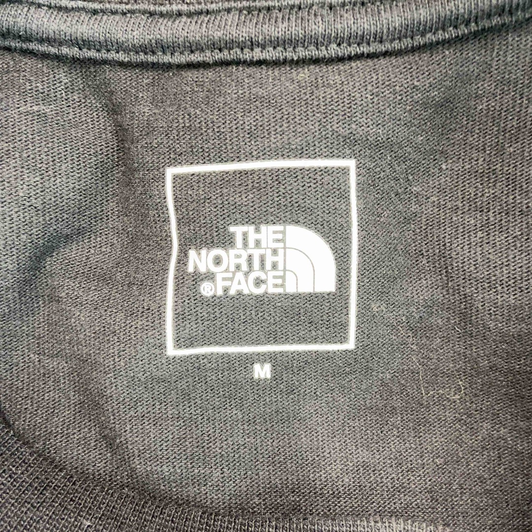 THE NORTH FACE(ザノースフェイス)のTHE NORTH FACE ザノースフェイス メンズ Tシャツ長袖 ラウンドネック ロゴ刺繍 ブラック メンズのトップス(Tシャツ/カットソー(七分/長袖))の商品写真