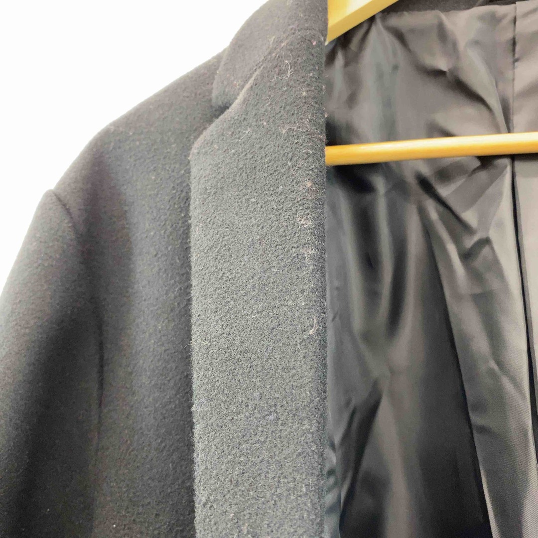 WEGO(ウィゴー)のWEGO ウィゴー メンズ チェスターコート　裏地　黒　Lサイズ メンズのジャケット/アウター(チェスターコート)の商品写真