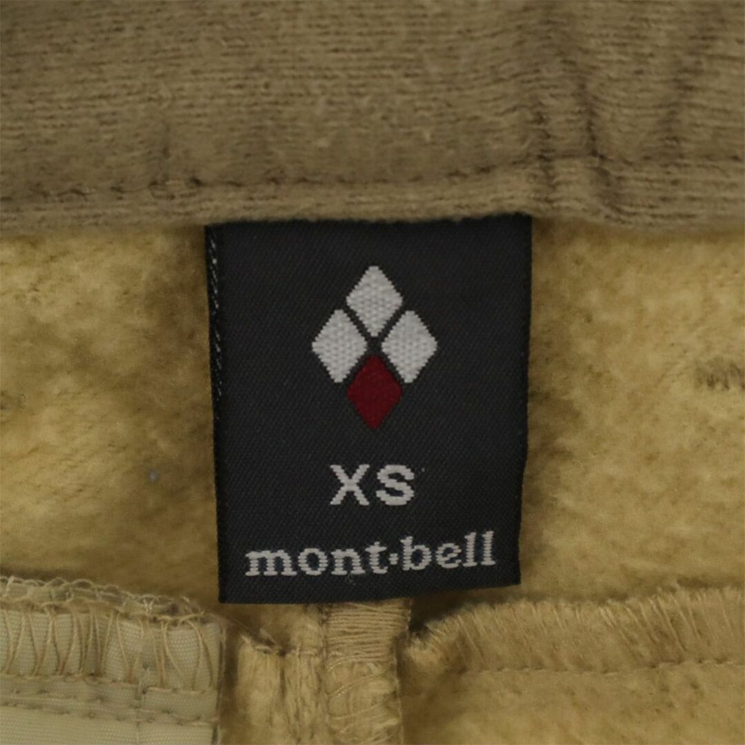 mont bell(モンベル)のモンベル ロゴ刺繍 アウトドアパンツ XS ベージュ mont-bell ODパンツ 裏起毛 レディース 古着 【240319】 レディースのパンツ(その他)の商品写真