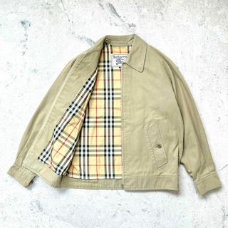 BURBERRY - 【90s バーバリー】レディース ノバチェック スウィングトップ ブルゾン