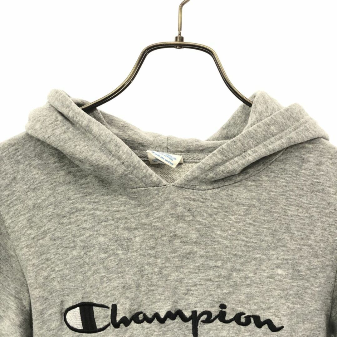 Champion(チャンピオン)のチャンピオン 長袖 スウェットパーカー ワンピース 160 グレー Champion キッズ 古着 【240319】 キッズ/ベビー/マタニティのキッズ服女の子用(90cm~)(ワンピース)の商品写真