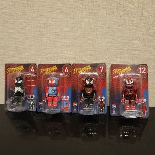 BE@RBRICK - ベアブリック ハッピーくじ スパイダーマン 4 6 7 12