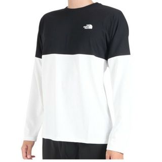 ザノースフェイス(THE NORTH FACE)のXL ノースフェイス L/Sバイカラードヌプシティー NT82384 黒 K(Tシャツ/カットソー(七分/長袖))