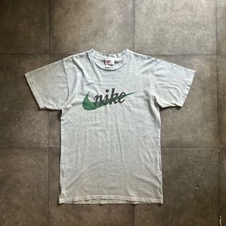 ナイキ(NIKE)の90s NIKE ナイキ tシャツ ライトグリーン 筆記体ロゴ 白タグ(Tシャツ/カットソー(半袖/袖なし))