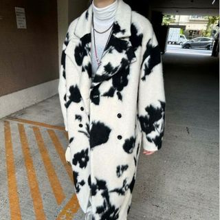 アメリヴィンテージ(Ameri VINTAGE)のAmeriVINTAGE UND SHADOW FLOWER WOOL COAT(ロングコート)