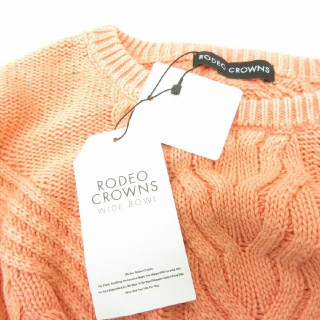 RODEO CROWNS(ロデオクラウンズ)のロデオクラウンズ タグ付き ウォッシュドルマンニットチュニック F ■122 レディースのトップス(ニット/セーター)の商品写真